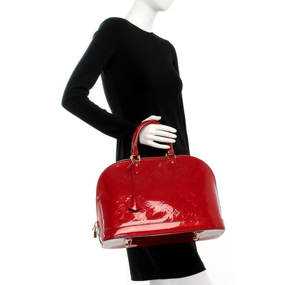 Louis Vuitton Vernis Alma GM Pomme D'Amour 2 of 6