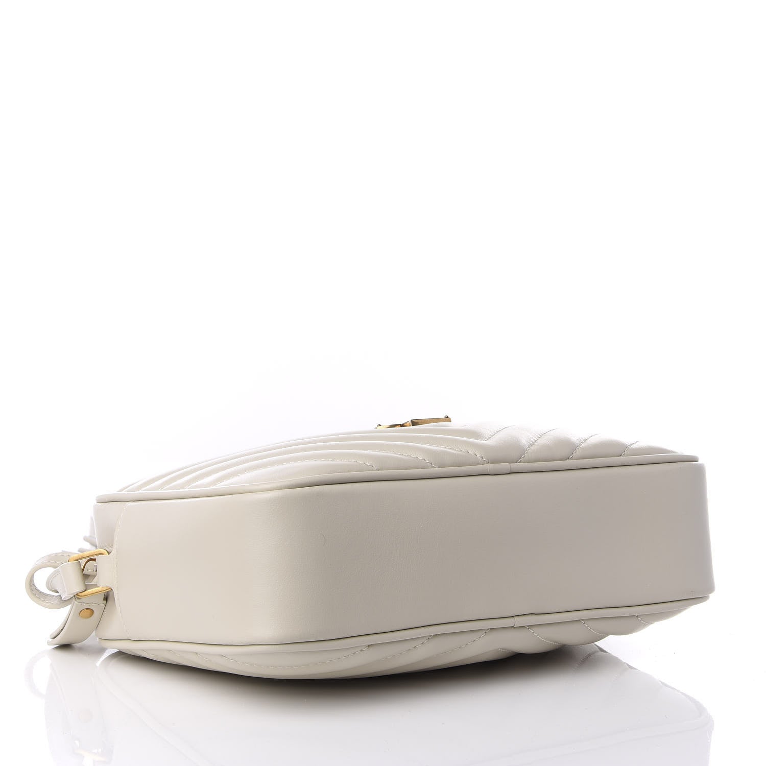 Saint Laurent Calfskin Matelasse Monogram Lou Camera Bag Crema Soft 3 of 8
