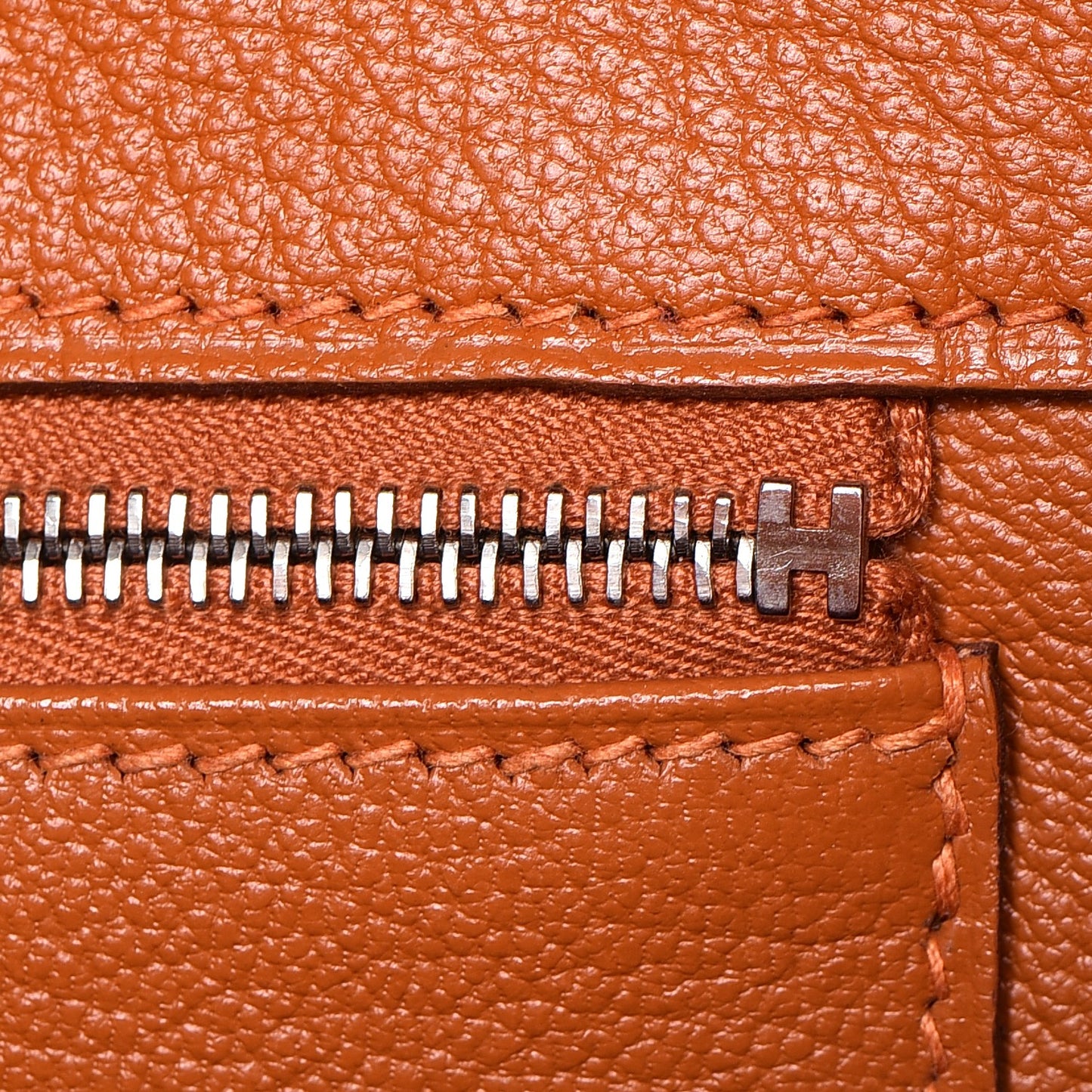 Togo Birkin 35 Orange