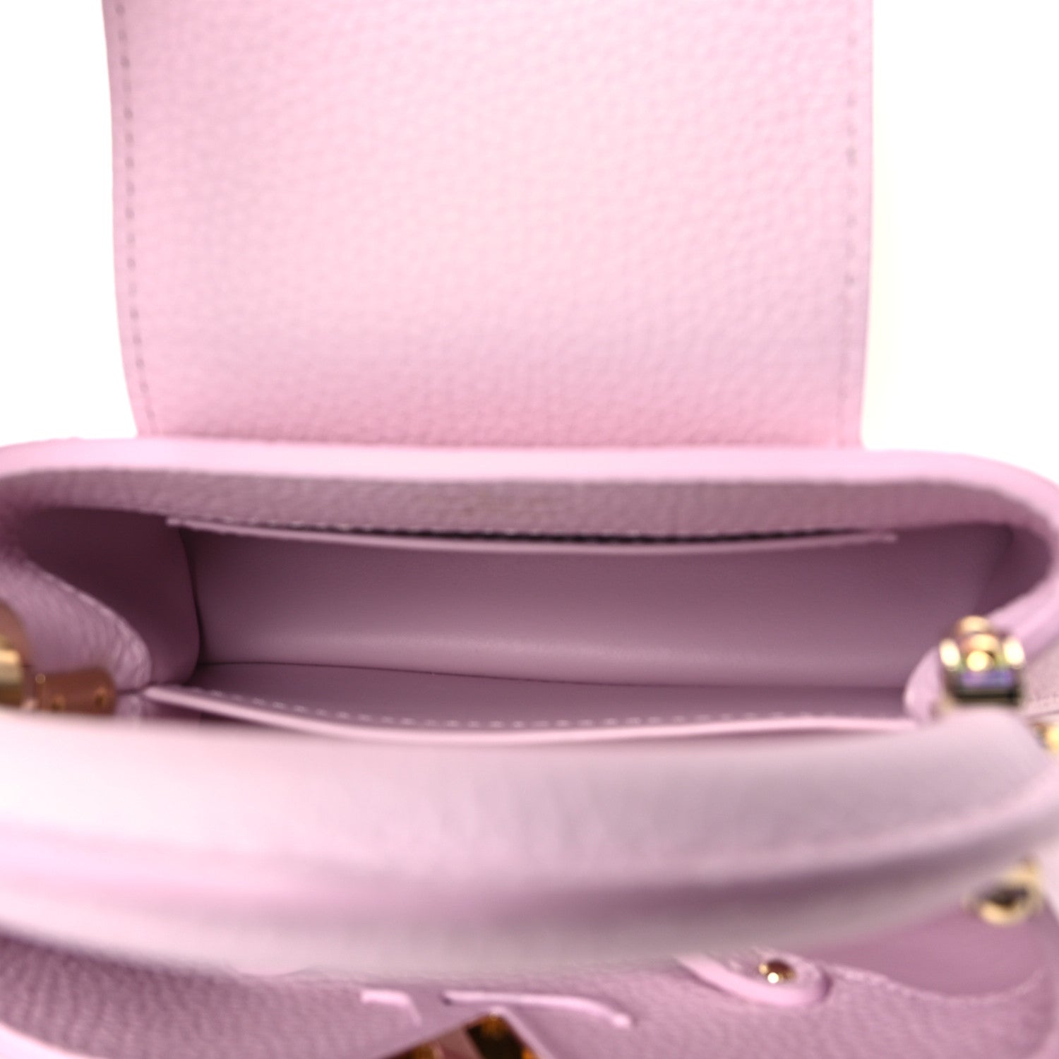 Louis Vuitton Taurillon LV Ski Capucines Mini Pearly Lilac 5 of 10