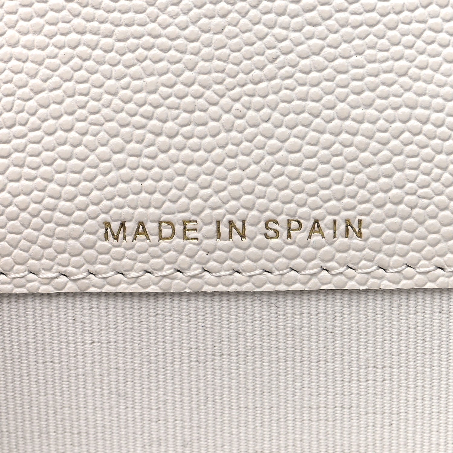 Chanel Caviar Quilted Enamel Coco Casino Flap Card Holder Wallet White 7 of 11