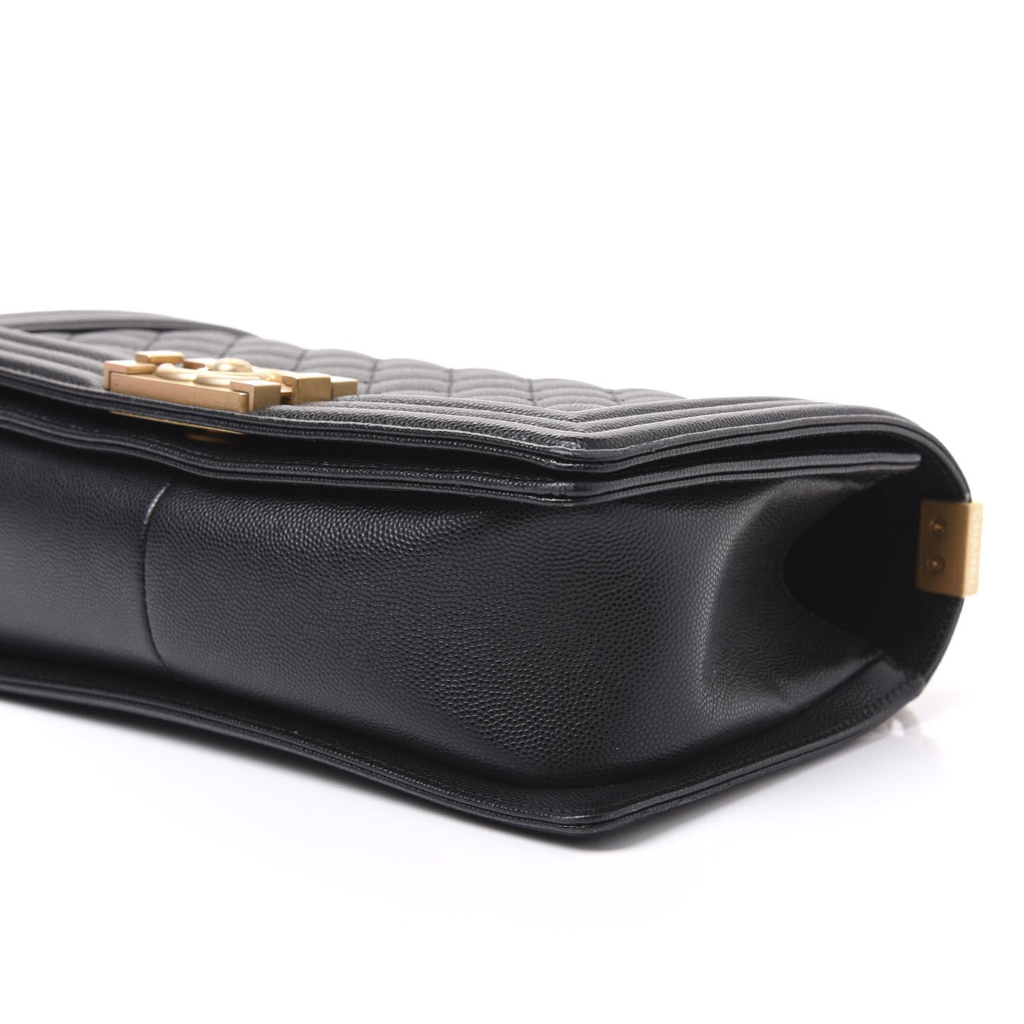 Caviar Quilted Medium Boy Flap Black