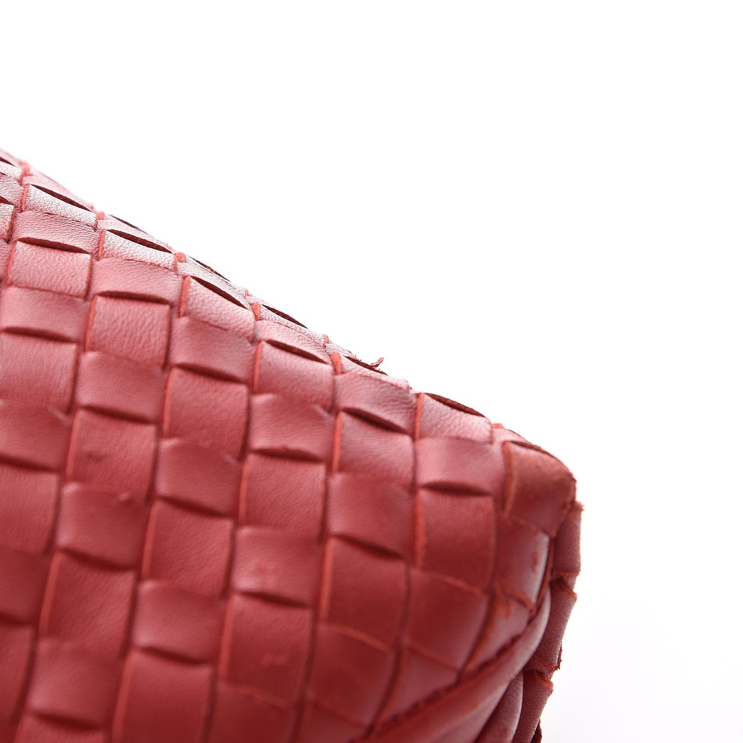 Bottega Veneta Nappa Intrecciato Nodini Crossbody Messenger Red 28 of 29
