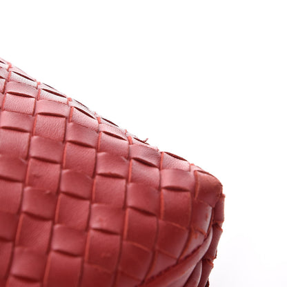 Bottega Veneta Nappa Intrecciato Nodini Crossbody Messenger Red 28 of 29