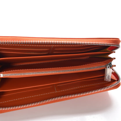 Goyard Goyardine Matignon Zip Around GM Wallet Orange 5 of 7