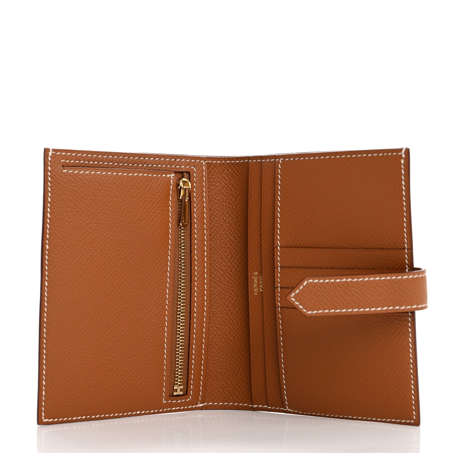 Epsom Bearn Compact Wallet Gold