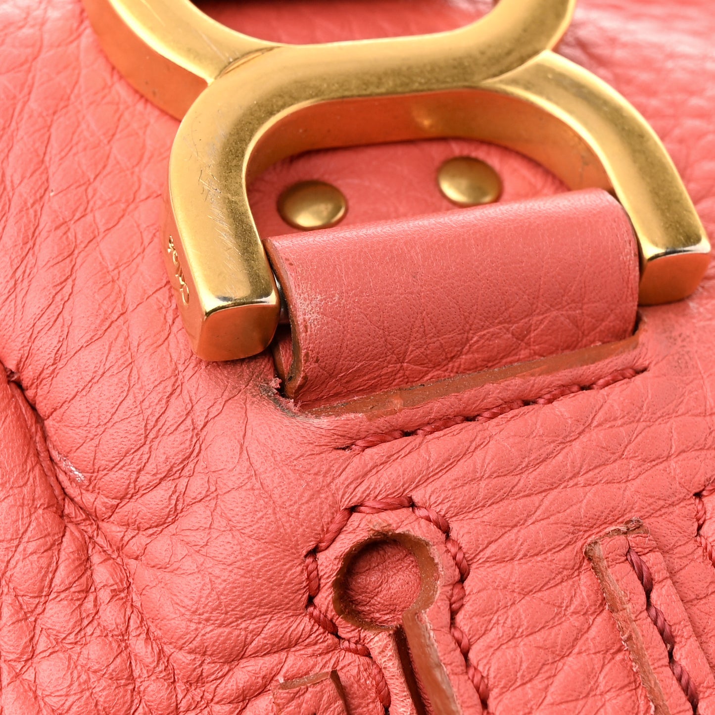 Calfskin Medium Marcie Satchel Pink