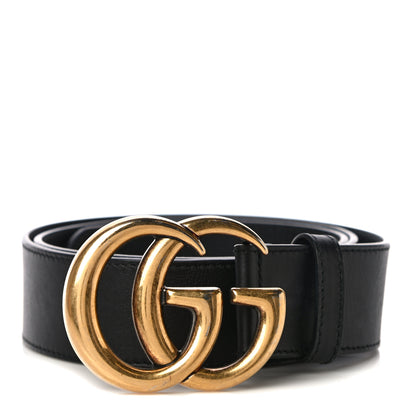 Gucci Calfskin Double G 40mm Belt 90 36 Black 1 of 7