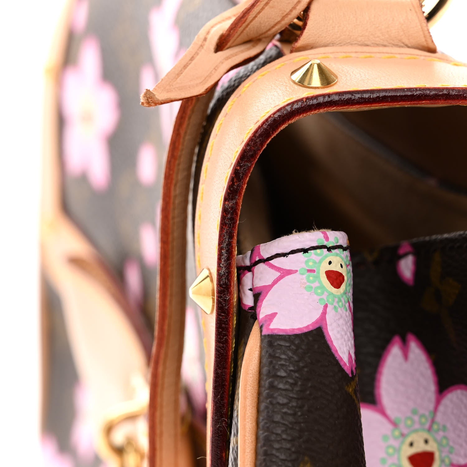 Louis Vuitton Monogram Cherry Blossom Sac Retro Bag Brown 11 of 14