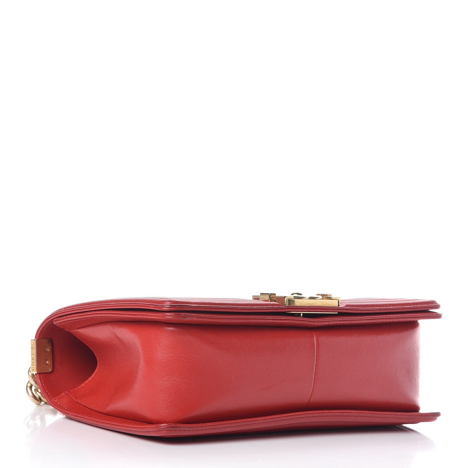 Chanel Lambskin Quilted Medium Boy Flap Red 4 of 11