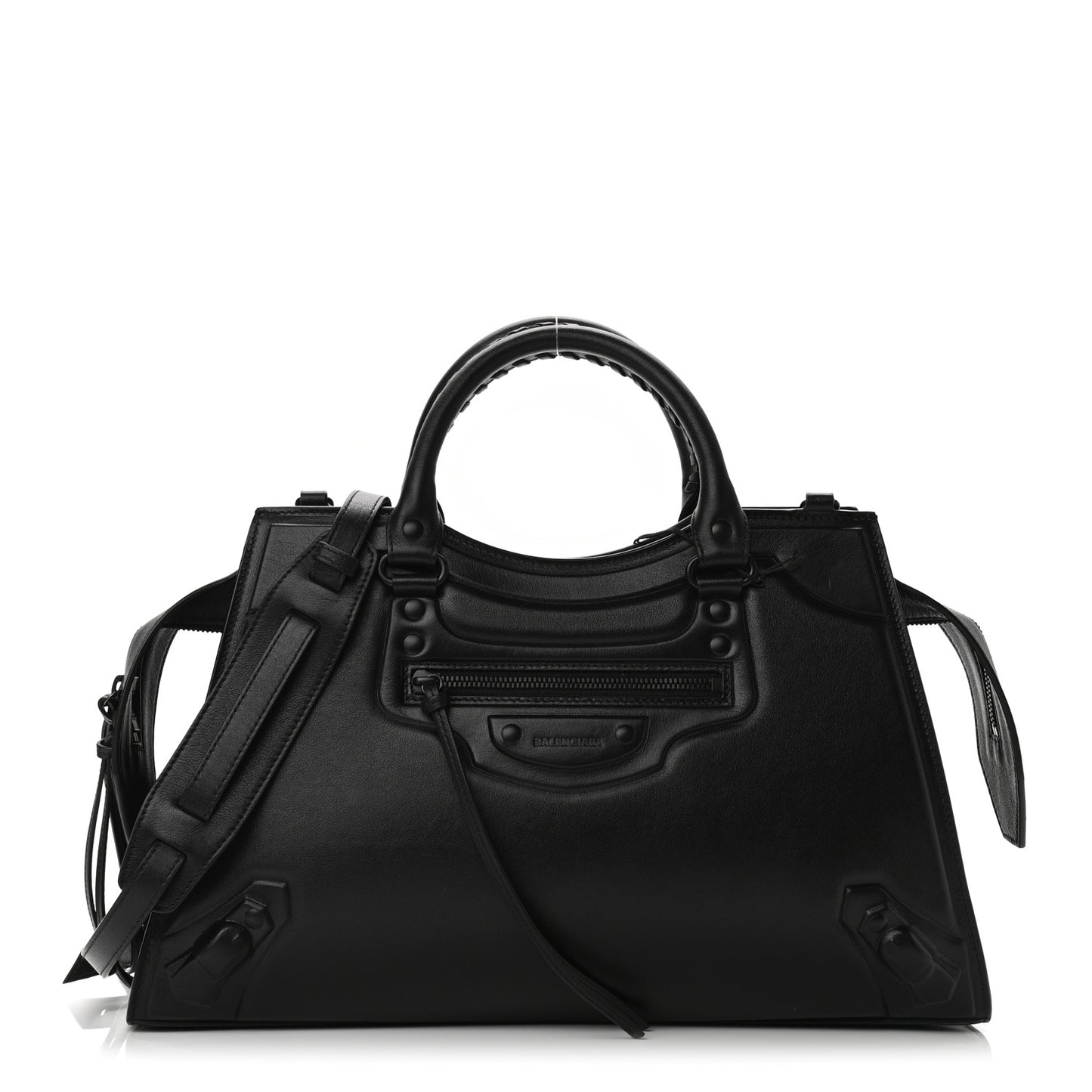 Cake Calfskin Tonal Hardware Neo Classic City Black