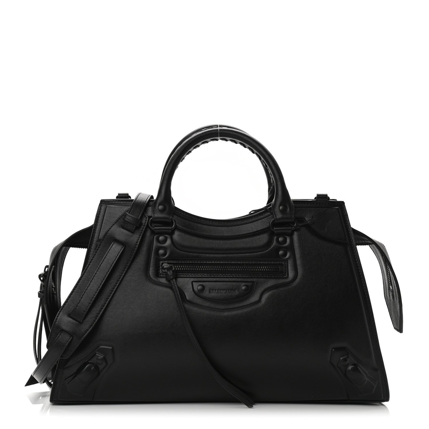 Balenciaga Cake Calfskin Tonal Hardware Neo Classic City Black 1 of 9