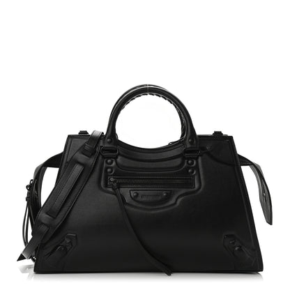 Balenciaga Cake Calfskin Tonal Hardware Neo Classic City Black 1 of 9