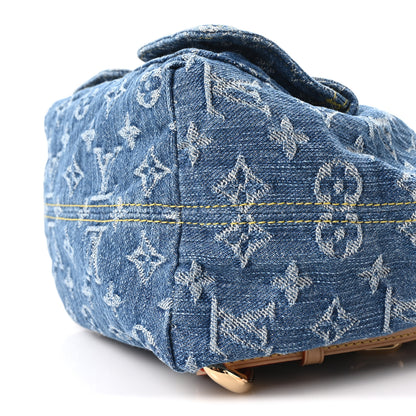 Louis Vuitton Denim Venice Backpack Blue 9 of 9