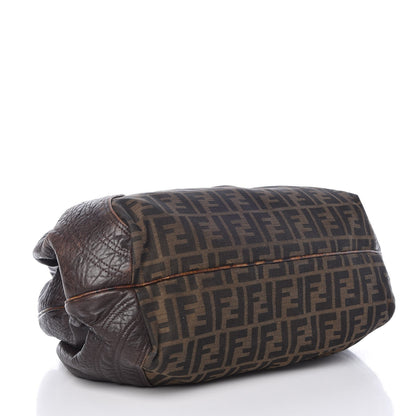 Fendi Zucca Nappa Nuvolata Vitello Tortuga Spy Tobacco Moro 5 of 20