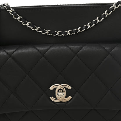 Chanel Lambskin Quilted Crossbody Black 8 of 10