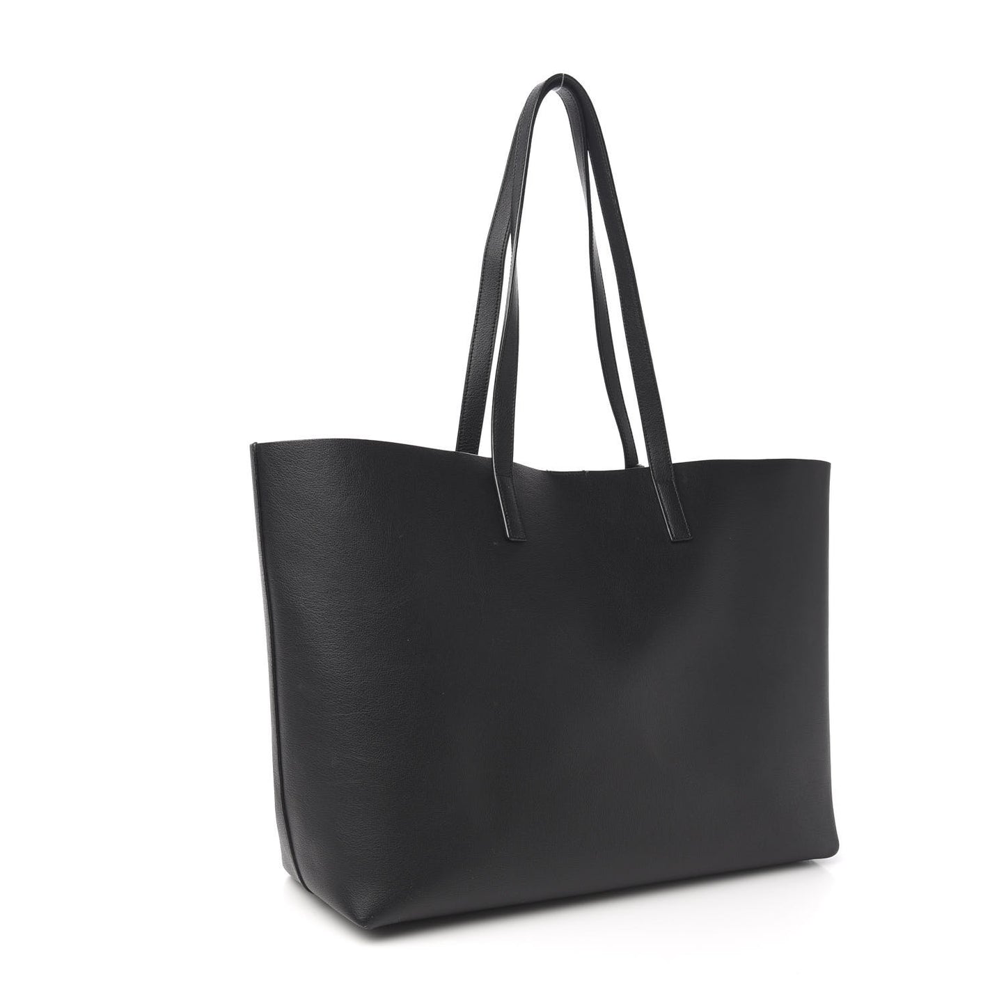 Calfskin Large Shopping Tote Black