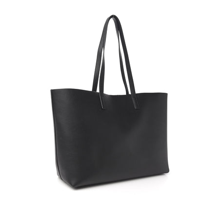 Saint Laurent Calfskin Large Shopping Tote Black 3 of 9