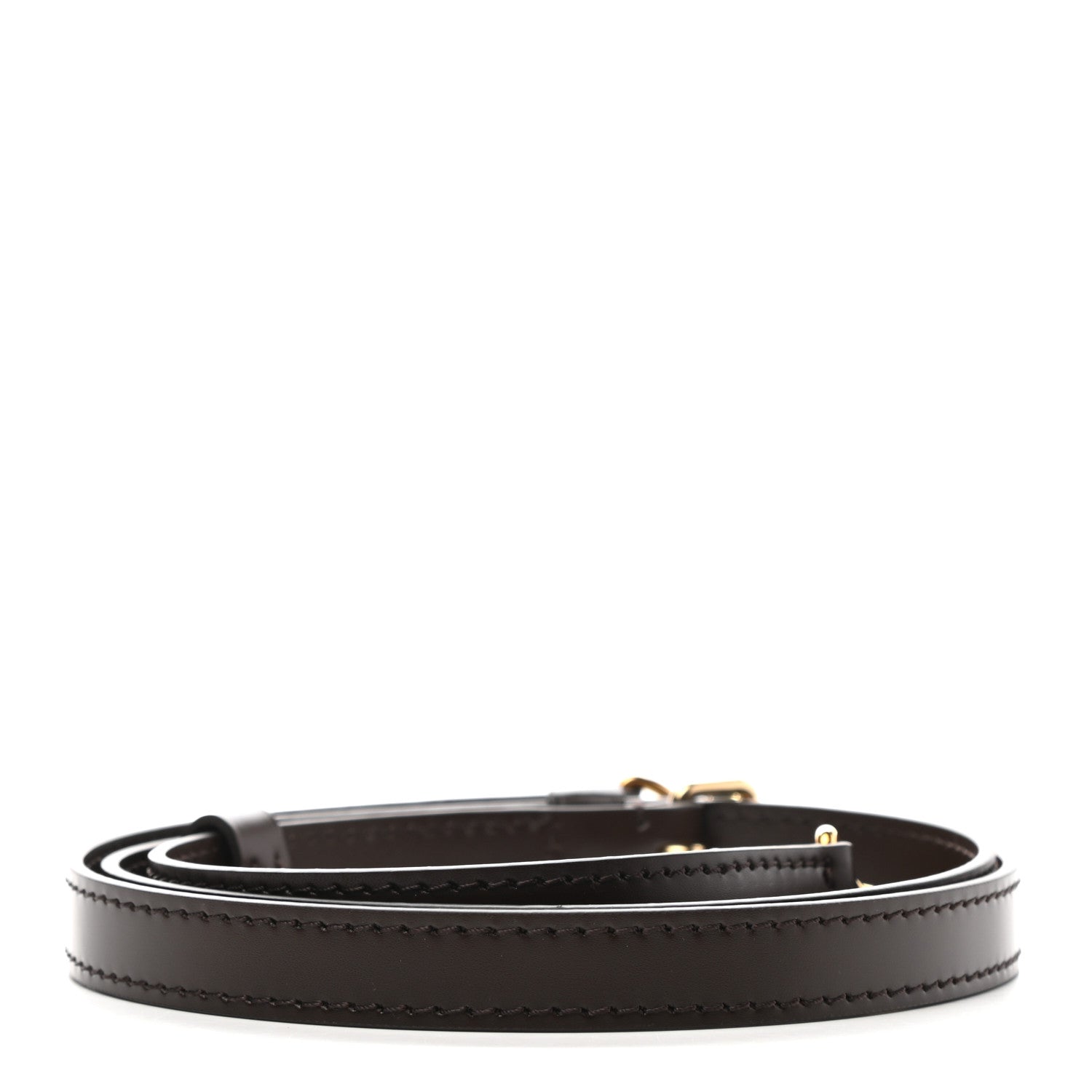 Louis Vuitton Calfskin Adjustable Shoulder Strap Brown 2 of 4