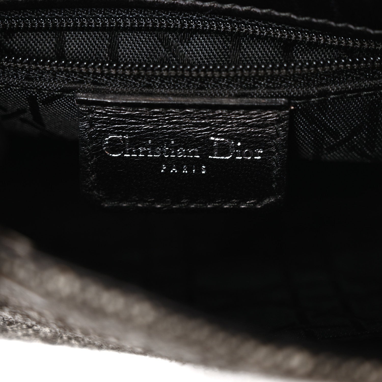 Christian Dior Tweed Mini Lady Dior Black 6 of 10