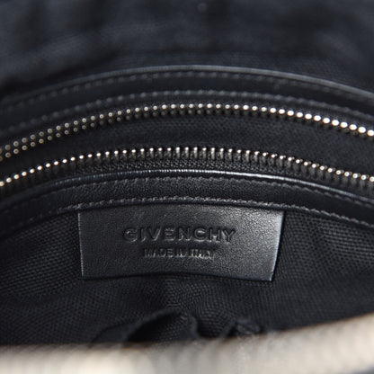 Givenchy Smooth Calfskin Crocodile Embossed Medium Pandora Black 8 of 10