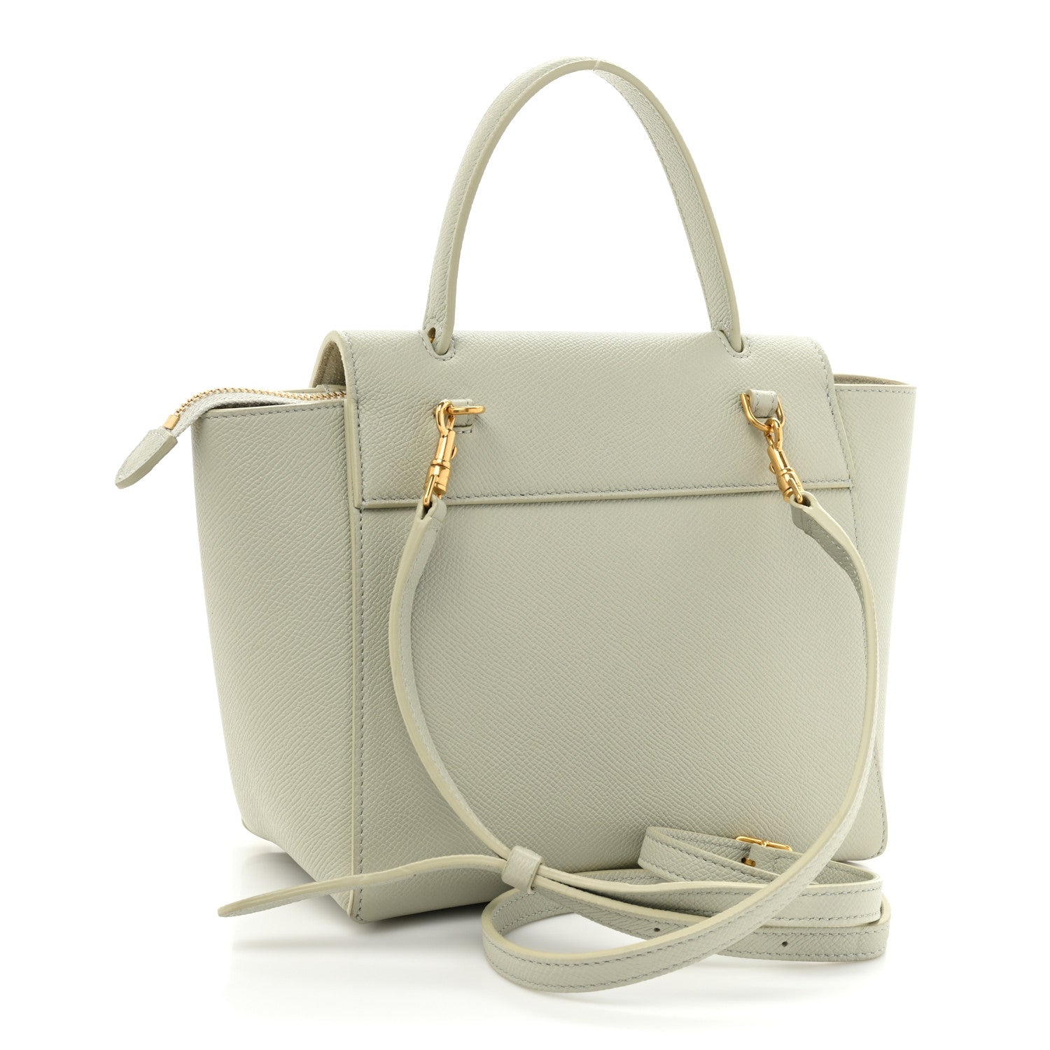 Celine Grained Calfskin Nano Belt Bag Jade 3 of 15