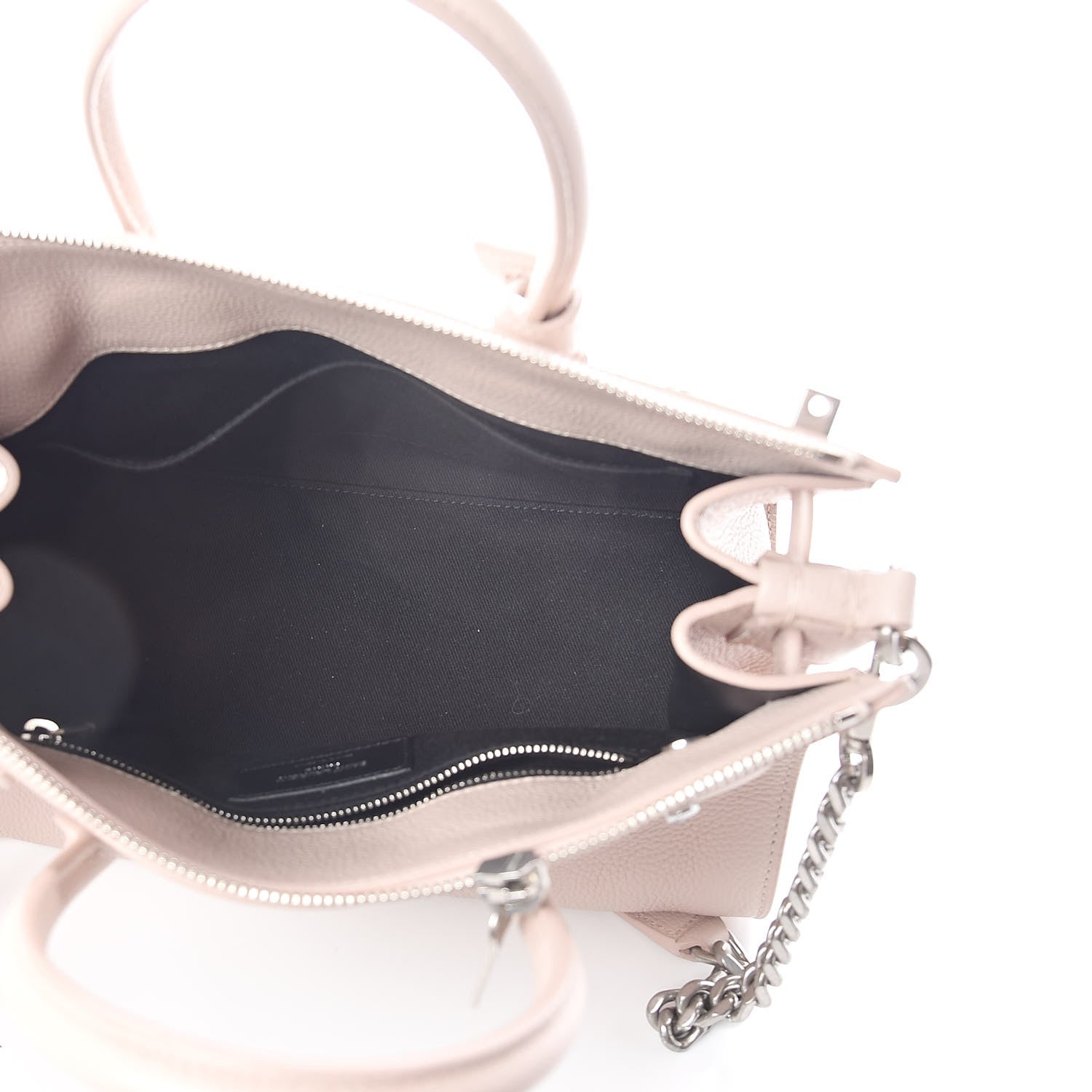 Saint Laurent Grained Calfskin Baby Sac De Jour Souple Marble Pink 5 of 9