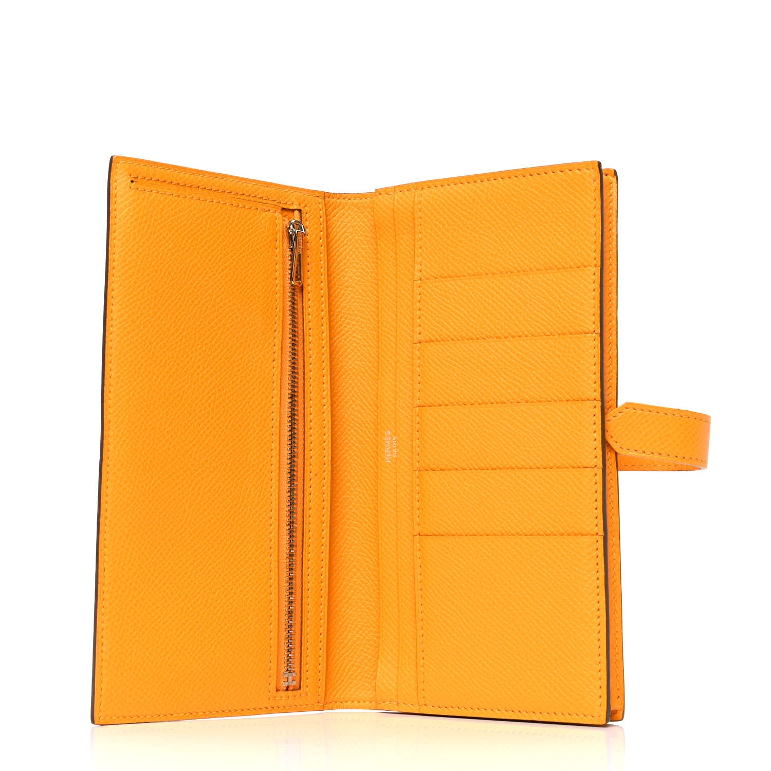 Hermes Epsom Bearn Gusset Wallet Jaune 5 of 6