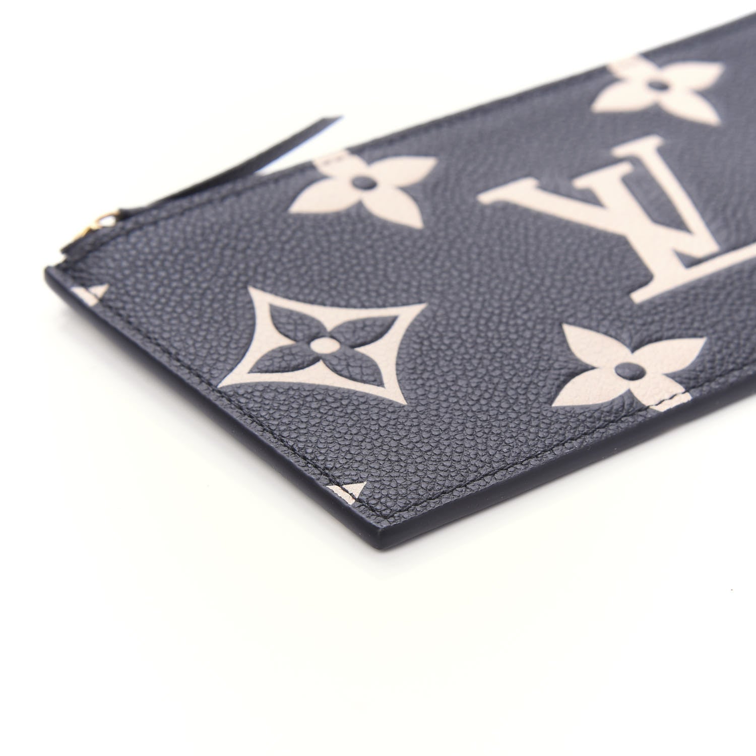 Louis Vuitton Empreinte Monogram Giant Crafty Pochette Felicie Zippered Insert Black 6 of 9