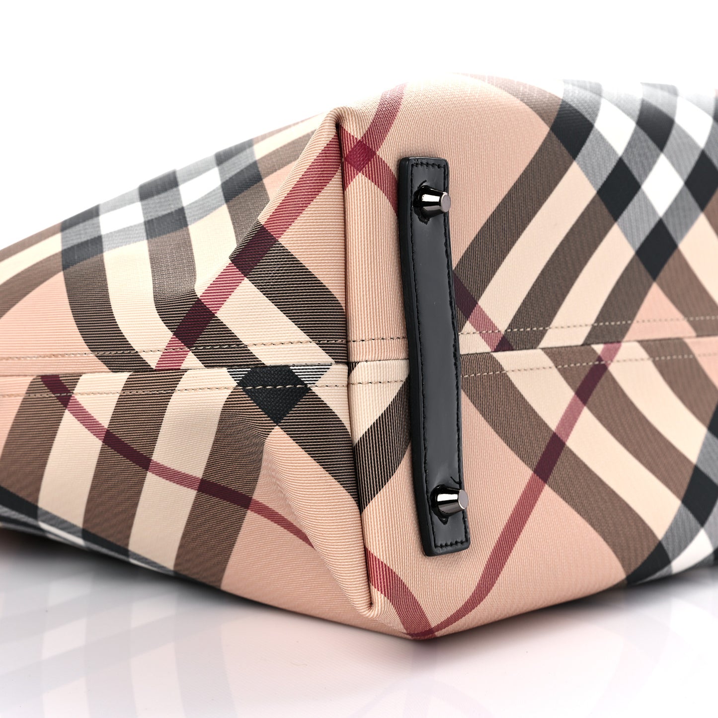 Nova Check Large Nickie Tote Black