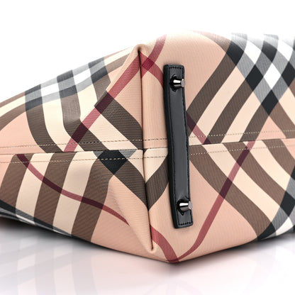 Burberry Nova Check Large Nickie Tote Black 8 of 10