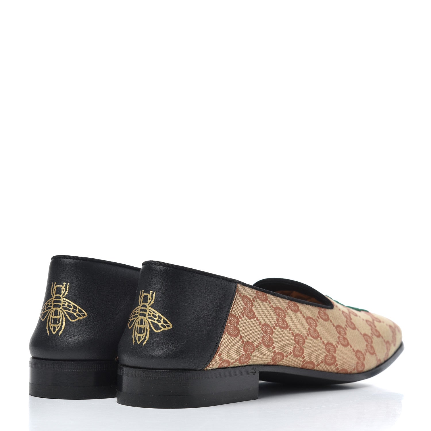Gucci X MLB GG Monogram LA Dodgers Embroidered Mens Loafers 8.5 Beige Ruggine Black 4 of 12