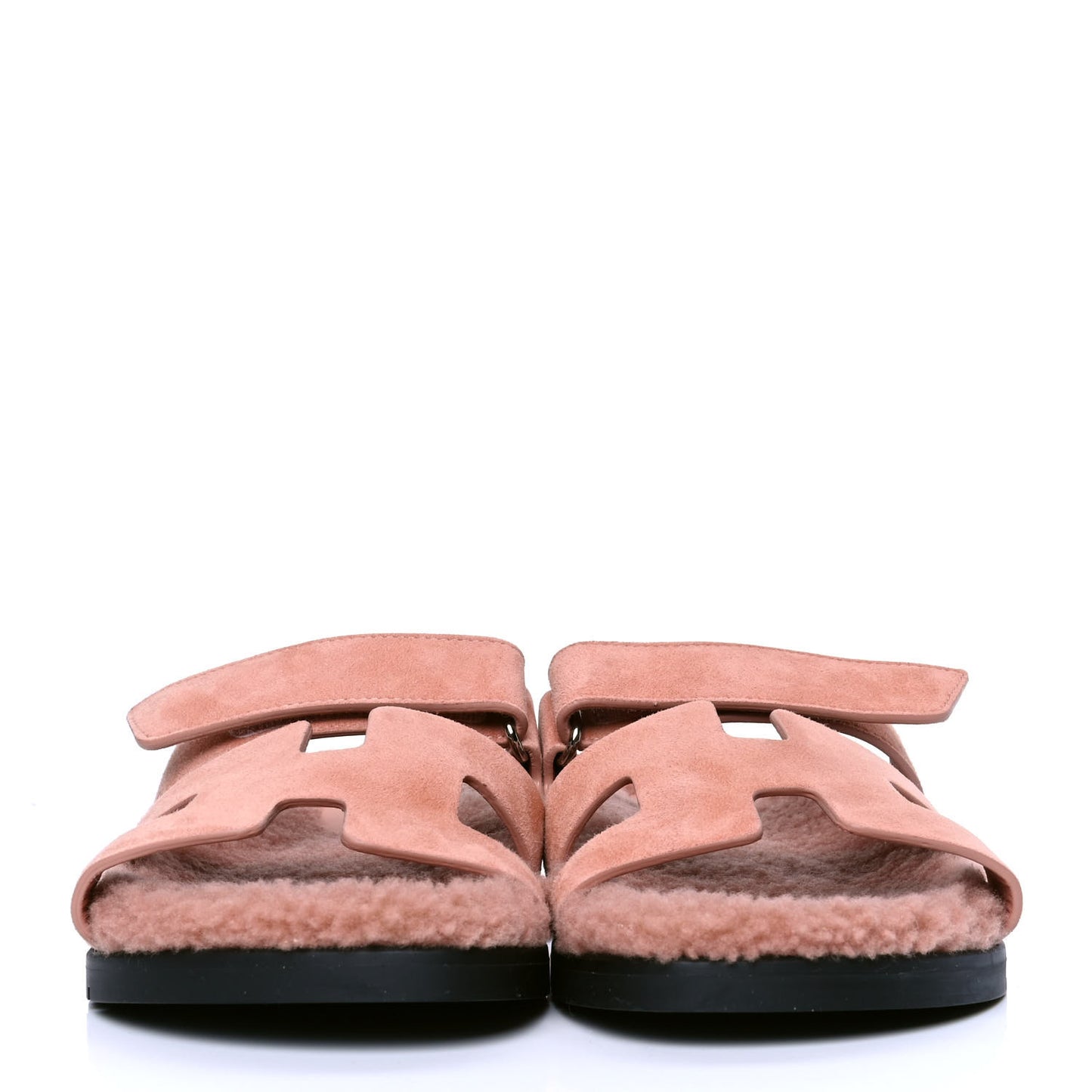 Suede Goatskin Woolskin Womens Chypre Sandals 38 Rose Aube