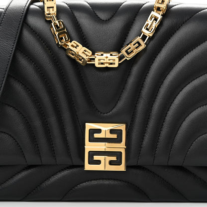 Givenchy Calfskin Quilted Medium 4G Shoulder Bag Black 8 of 13