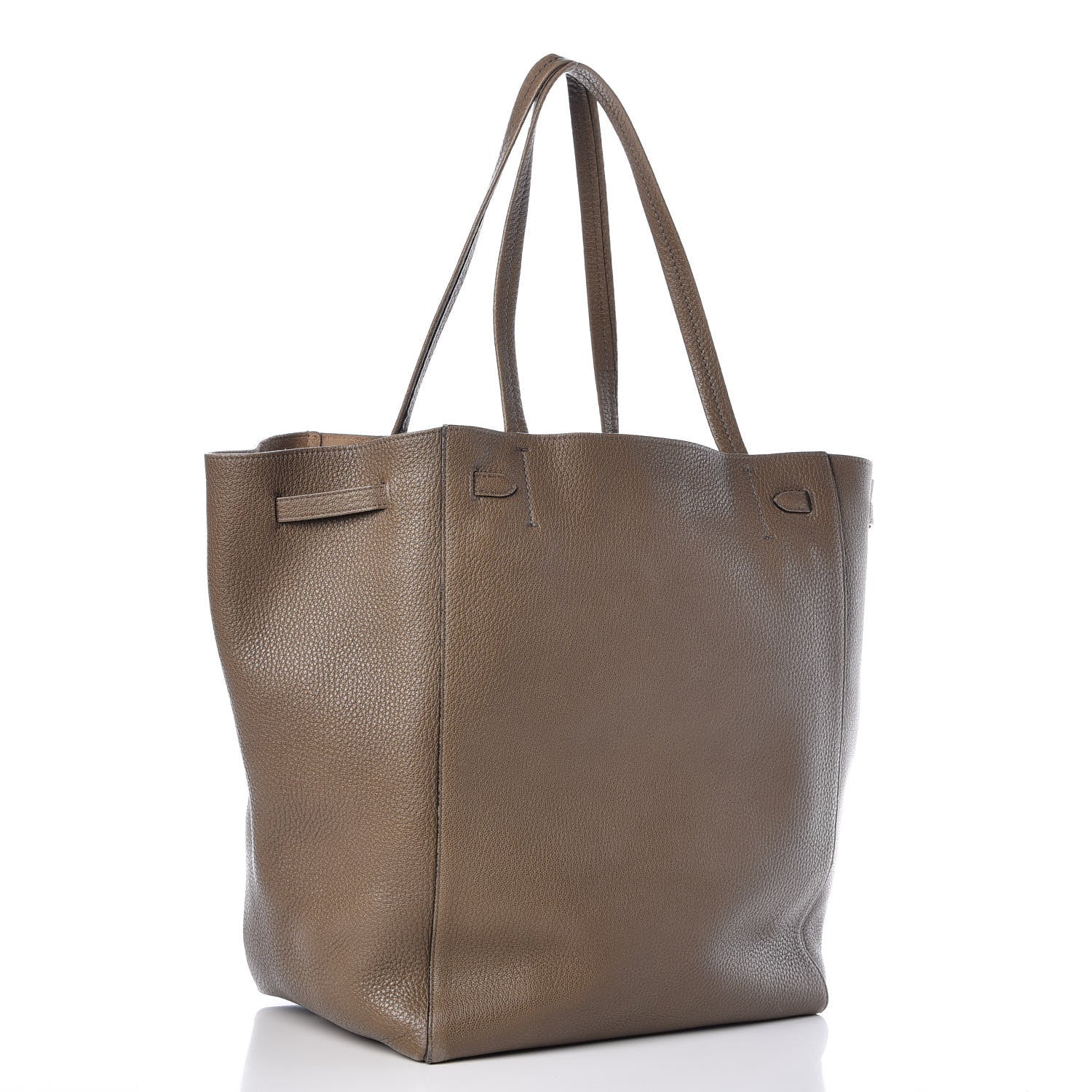 Celine Soft Grained Calfskin Medium Belt Cabas Phantom Souris 3 of 15