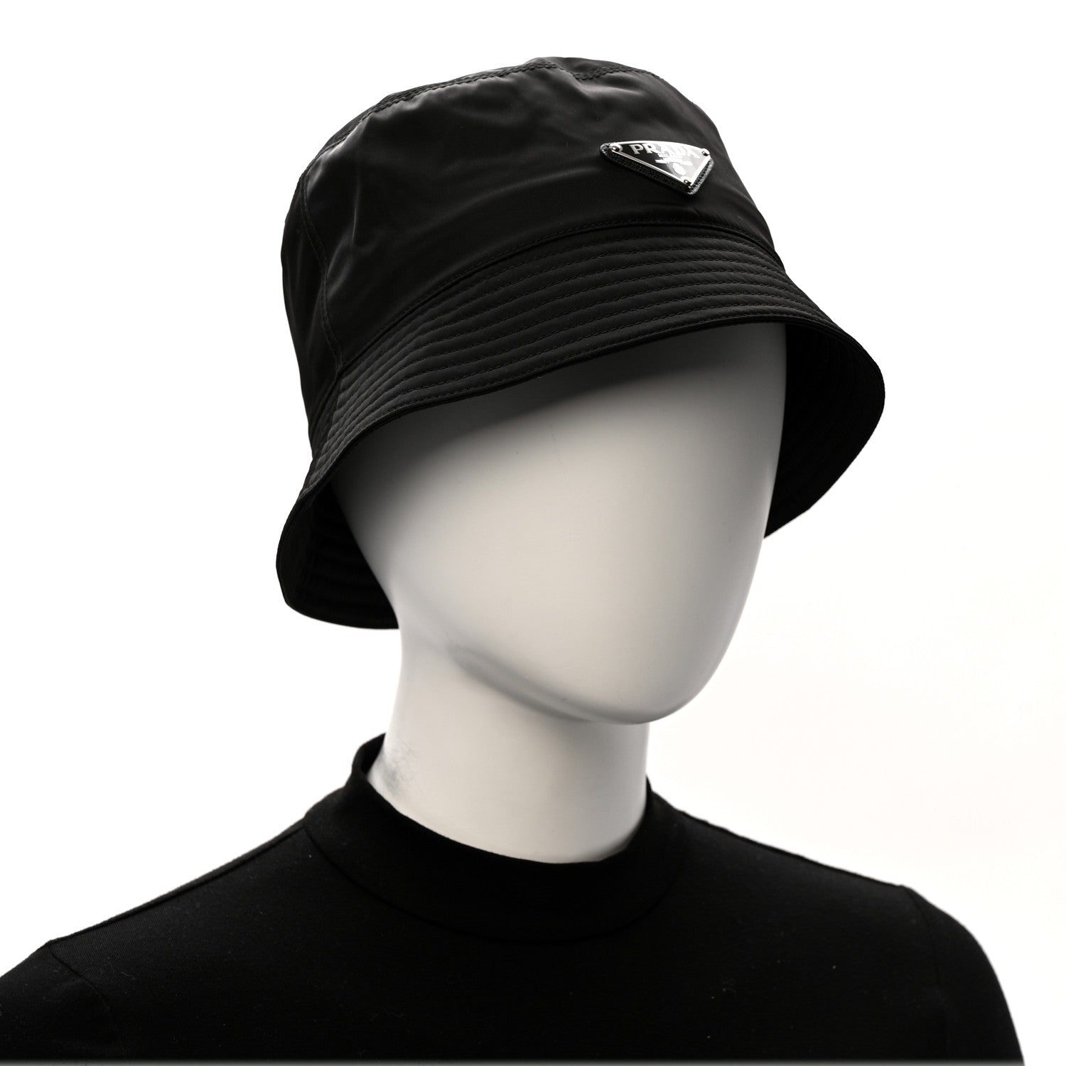 Prada Re-Nylon S Bucket Hat Black 1833177 – FASHIONPHILE