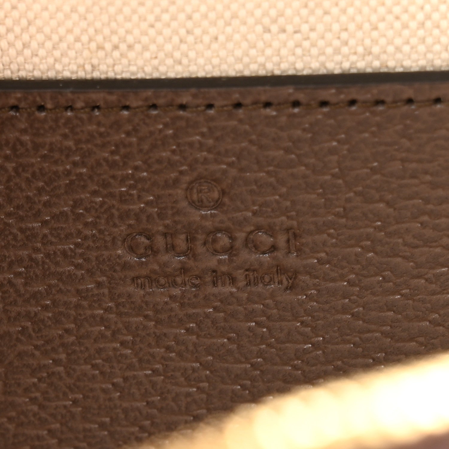 Gucci GG Supreme Monogram Textured Dollar Calfskin Web Medium Ophidia Top Handle Bowler Bag Beige Ebony New Acero 6 of 10