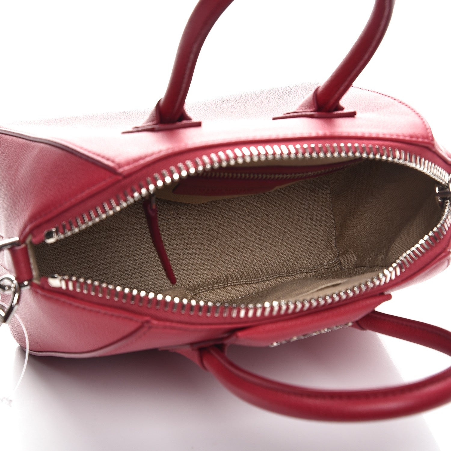 Givenchy Sugar Goatskin Mini Antigona Raspberry 5 of 7