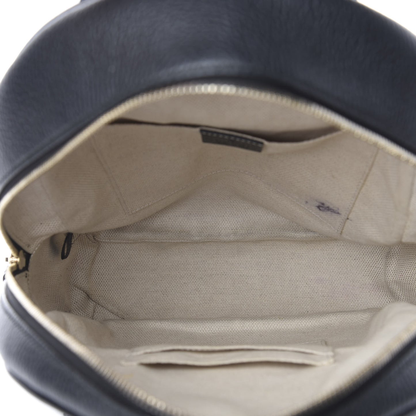 Pebbled Calfskin Soho Chain Backpack Black