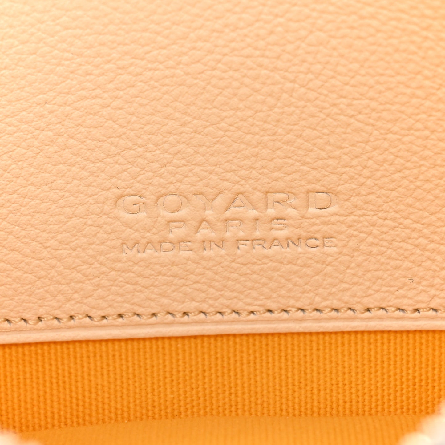 Goyardine Senat Pochette PM White
