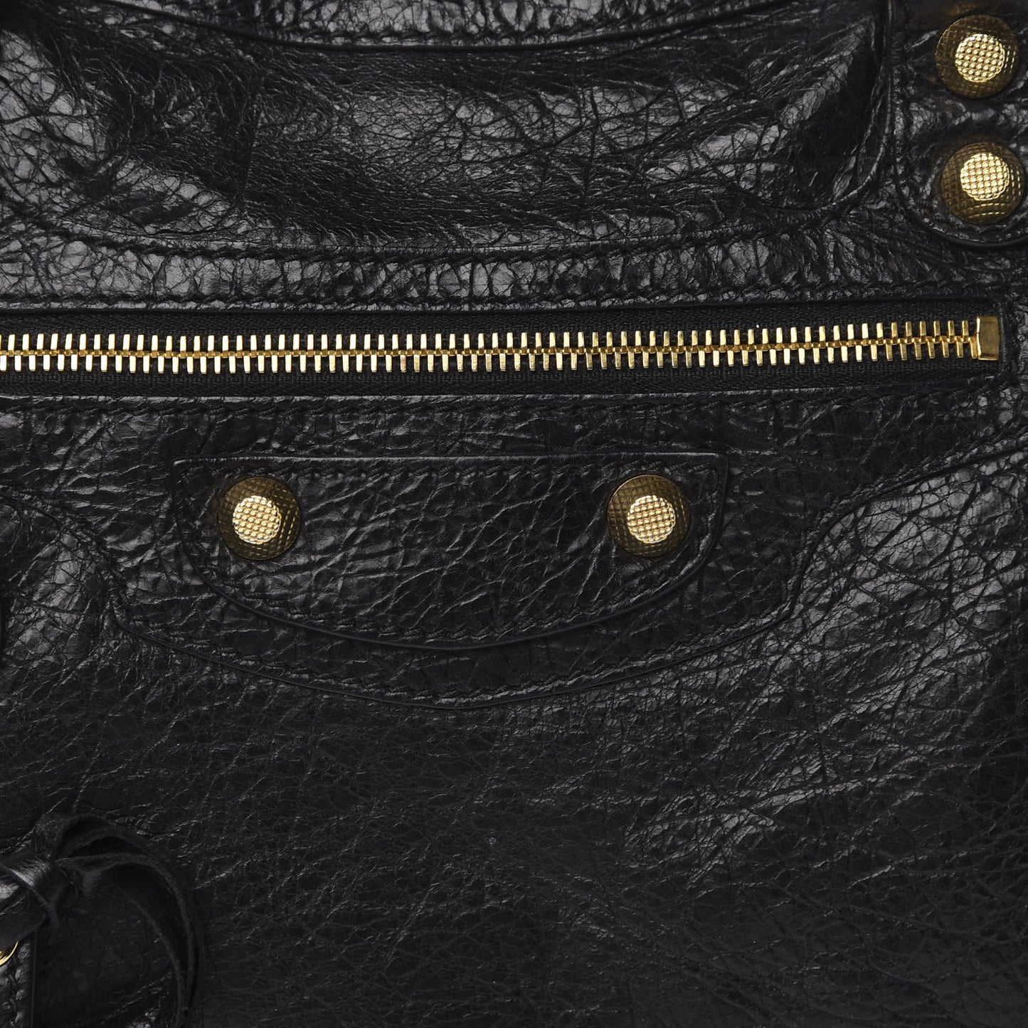 Agneau Giant 12 Gold Hardware City Black