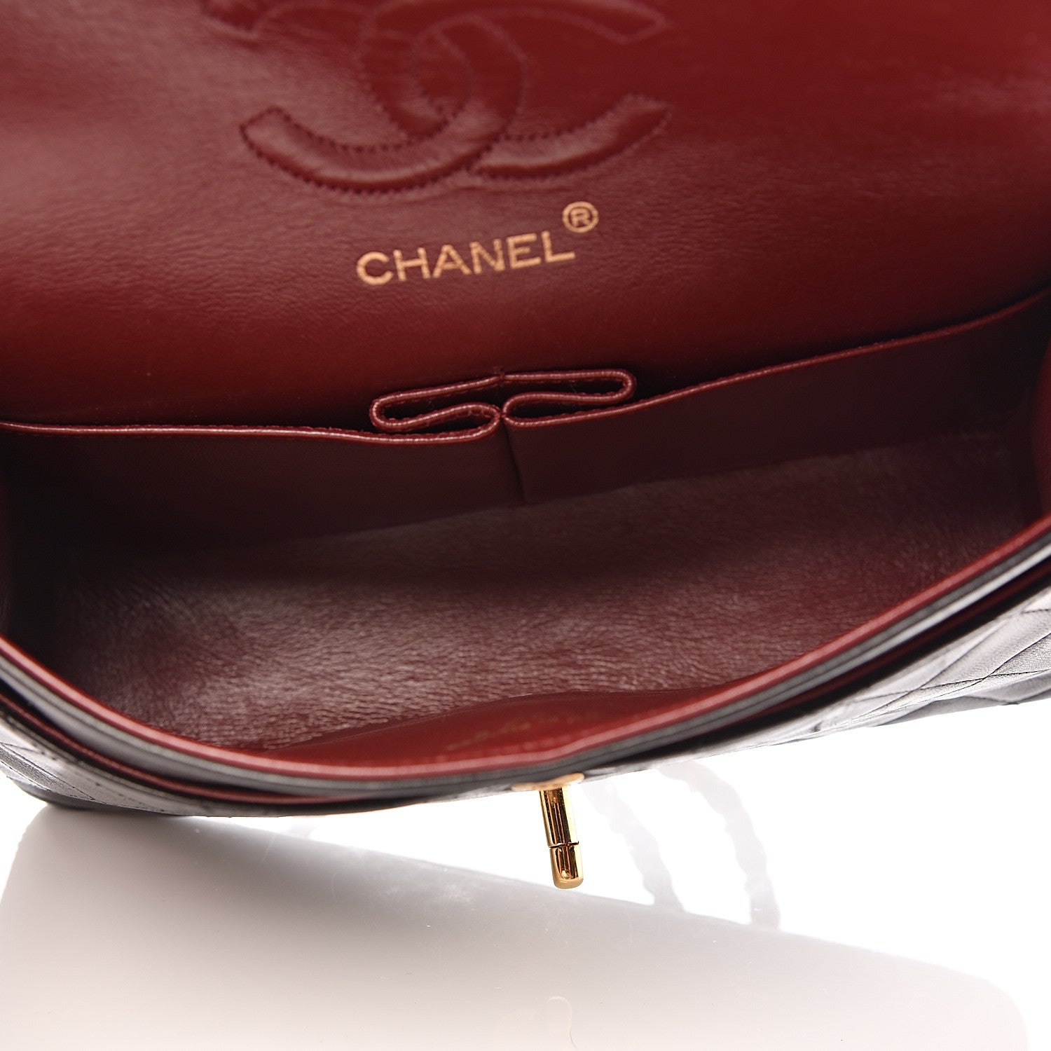 Chanel Lambskin Quilted Small Double Flap Black 4 of 15