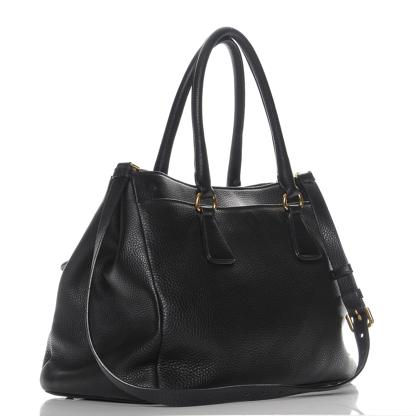 Vitello Daino Tote Nero Black