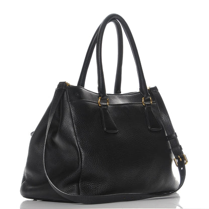 Prada Vitello Daino Tote Nero Black 14 of 21