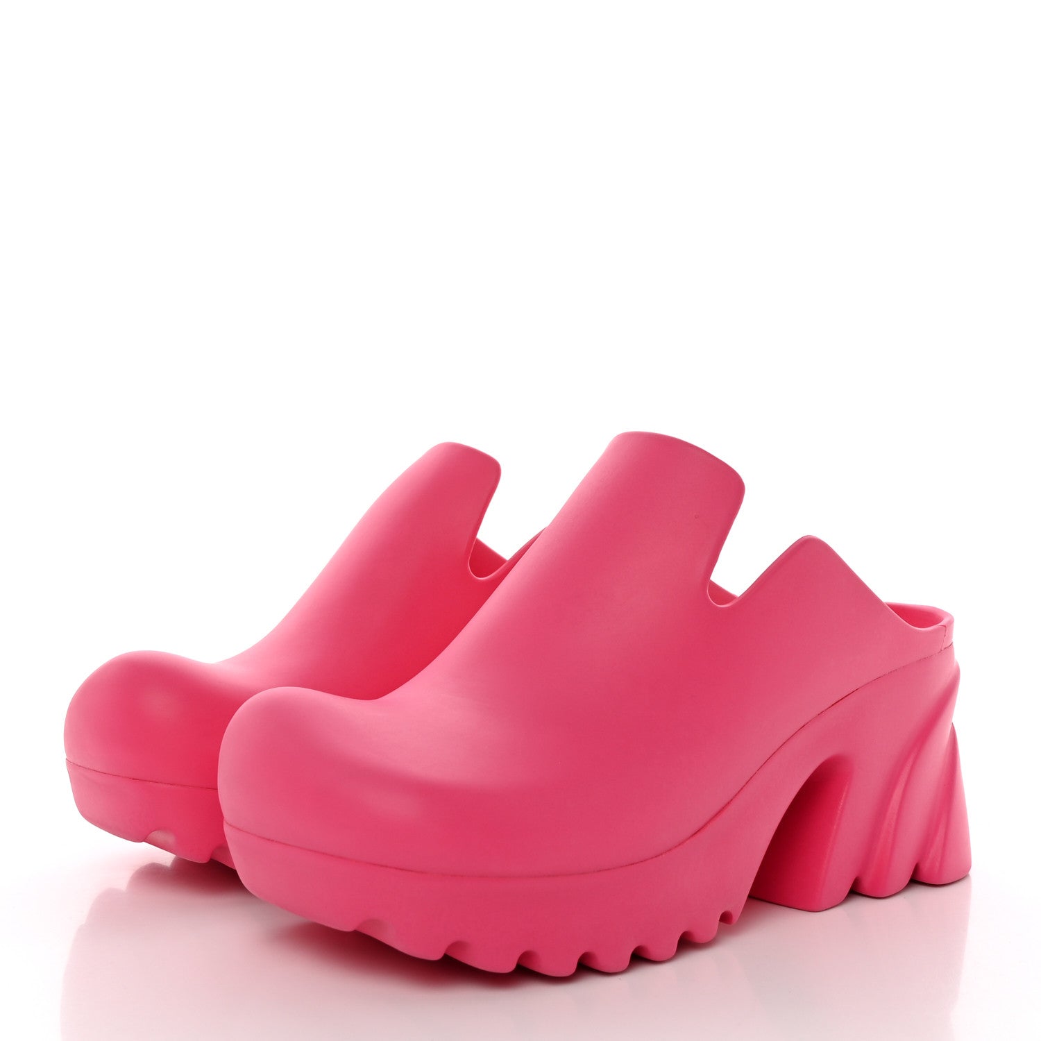 Bottega Veneta Rubber Flash 40/95mm Clogs 40 Cranberry 3 of 11