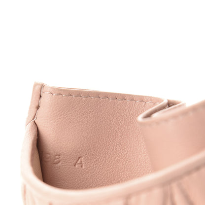 Miu Miu Nappa Matelasse Card Holder Cammeo 9 of 9