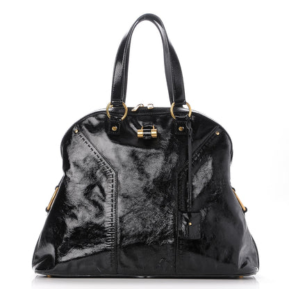 Saint Laurent Patent Oversized Muse Black 1 of 8