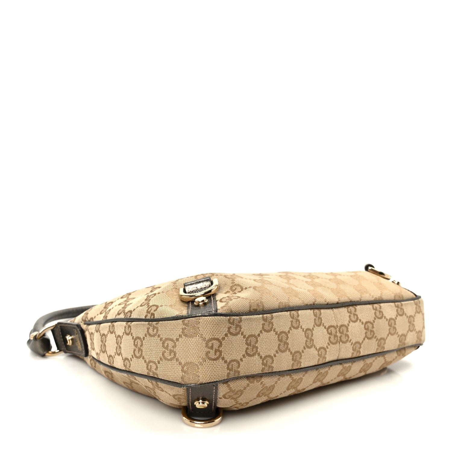 Gucci Monogram Medium Abbey D Ring Hobo Brown 4 of 11