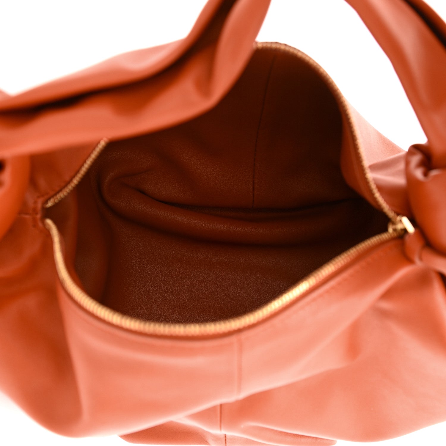 Bottega Veneta Nappa Mini Double Knot Bag Maple 6 of 15