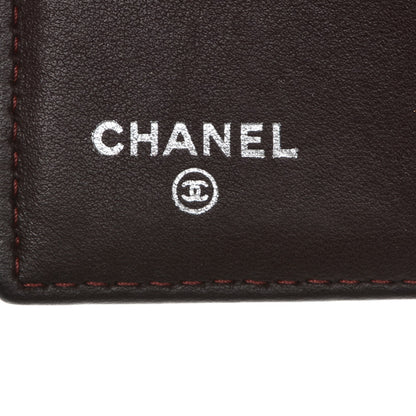 Chanel Lambskin Quilted Compact French Flap Wallet Black 7 of 9